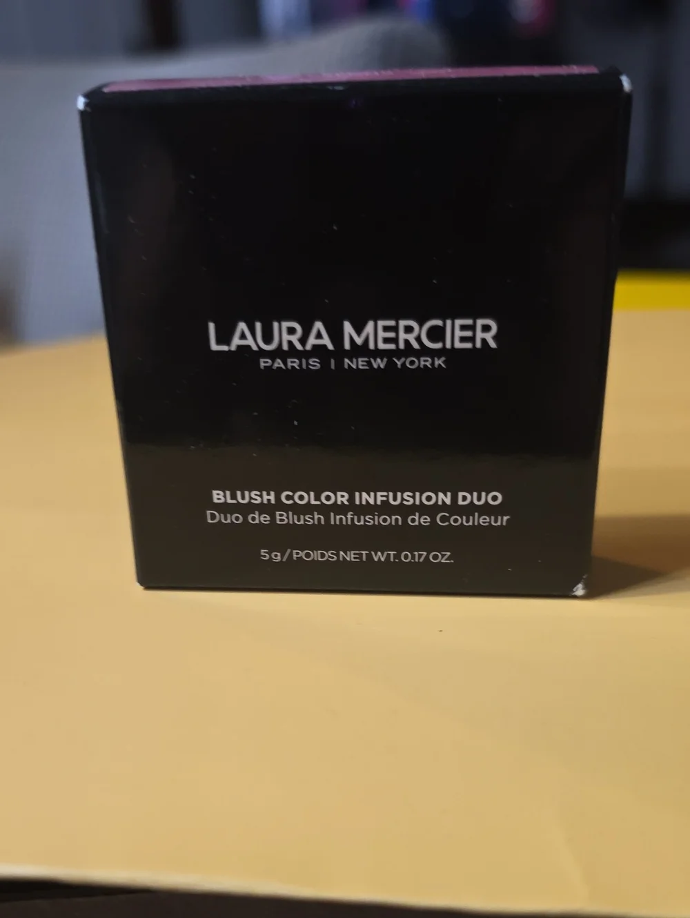 laura mercier Blush Color Infusion Duo — Black Packaging with Pink Accent